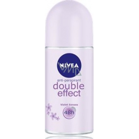 Nivea Double Effect Violet Senses ball antiperspirant deodorant roll-on for women 50 ml