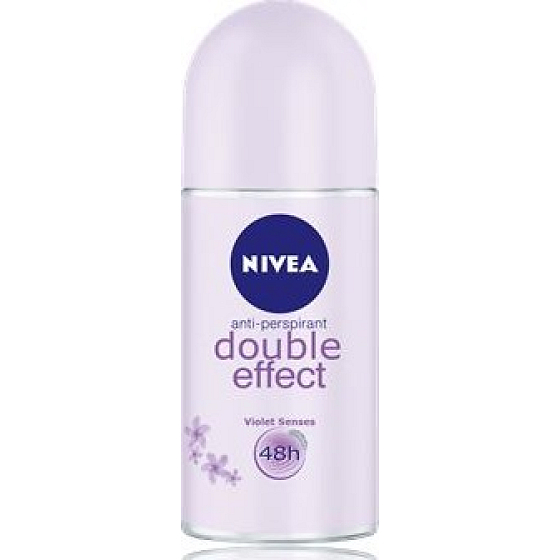 Nivea Double Effect Violet Senses ball antiperspirant deodorant roll-on for women 50 ml