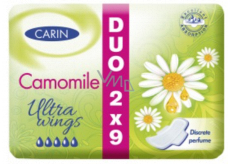 Carine Ultra Wings Camomile intimate inserts Duo 2 x 9 pieces