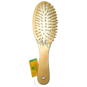 Abella Wooden hair brush oval small 1 piece
