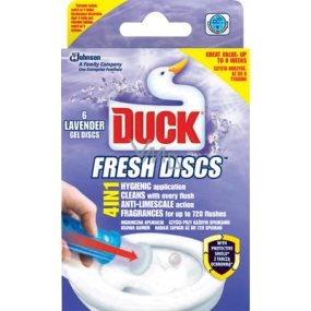 Duck Fresh Discs Lavender toilet gel for hygienic cleanliness and freshness of the toilet 36 ml