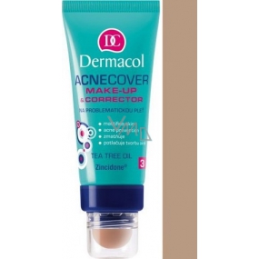 Dermacol Acnecover makeup & Corrector makeup & concealer 04 shade 30 ml + 3 g