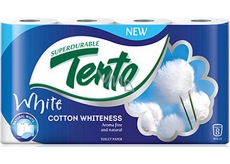 This Cotton Whiteness toilet paper white 2 ply 156 snatches 8 pieces