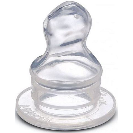 Baby Farlin Shaped silicone sucker Milk (M) 6-12 months 1 piece