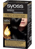 Syoss Oleo Intense Color hair dye without ammonia 1-10 Intense Black