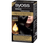 Syoss Oleo Intense Color hair dye without ammonia 1-10 Intense Black