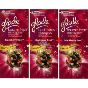 Glade One Touch Blackberry Frost mini spray refill 3 x 10 ml