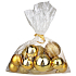 Flask gold mix of surfaces and sizes for hanging 20 pieces