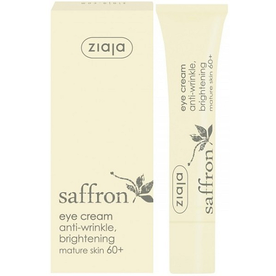 Ziaja Saffron 60+ Anti-Wrinkle Eye Cream for Mature Skin 15 ml
