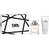 Karl Lagerfeld Eau de Parfum perfumed water for women 85 ml + body lotion 100 ml, gift set
