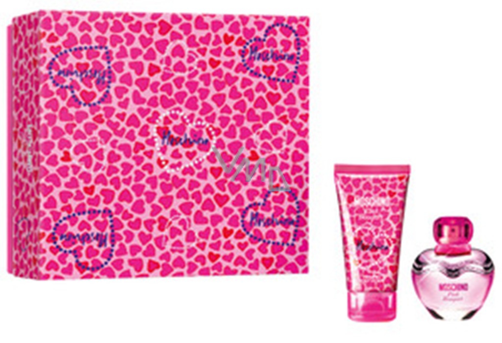 moschino pink bouquet gift set
