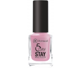 Dermacol 5 Day Stay Long-lasting nail polish 10 Milk Shake 11 ml