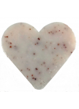 English Soap Peach natural perfumed soap Heart in organza 20 g