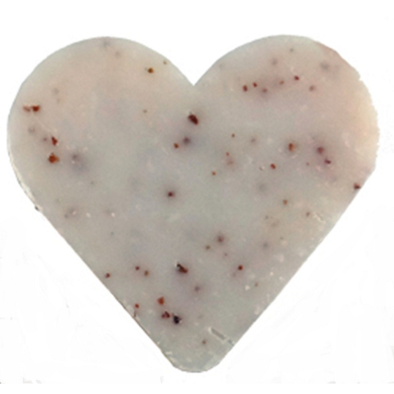 English Soap Peach natural perfumed soap Heart in organza 20 g