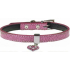 Tatrapet Lurex pink collar decorated - heart 1,5 x 37 cm