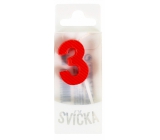 Albi Cake candle single - Number 3, 2.5 cm