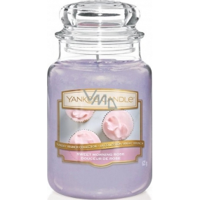 Yankee Candle Sweet Morning Rose Classic large glass 623 g