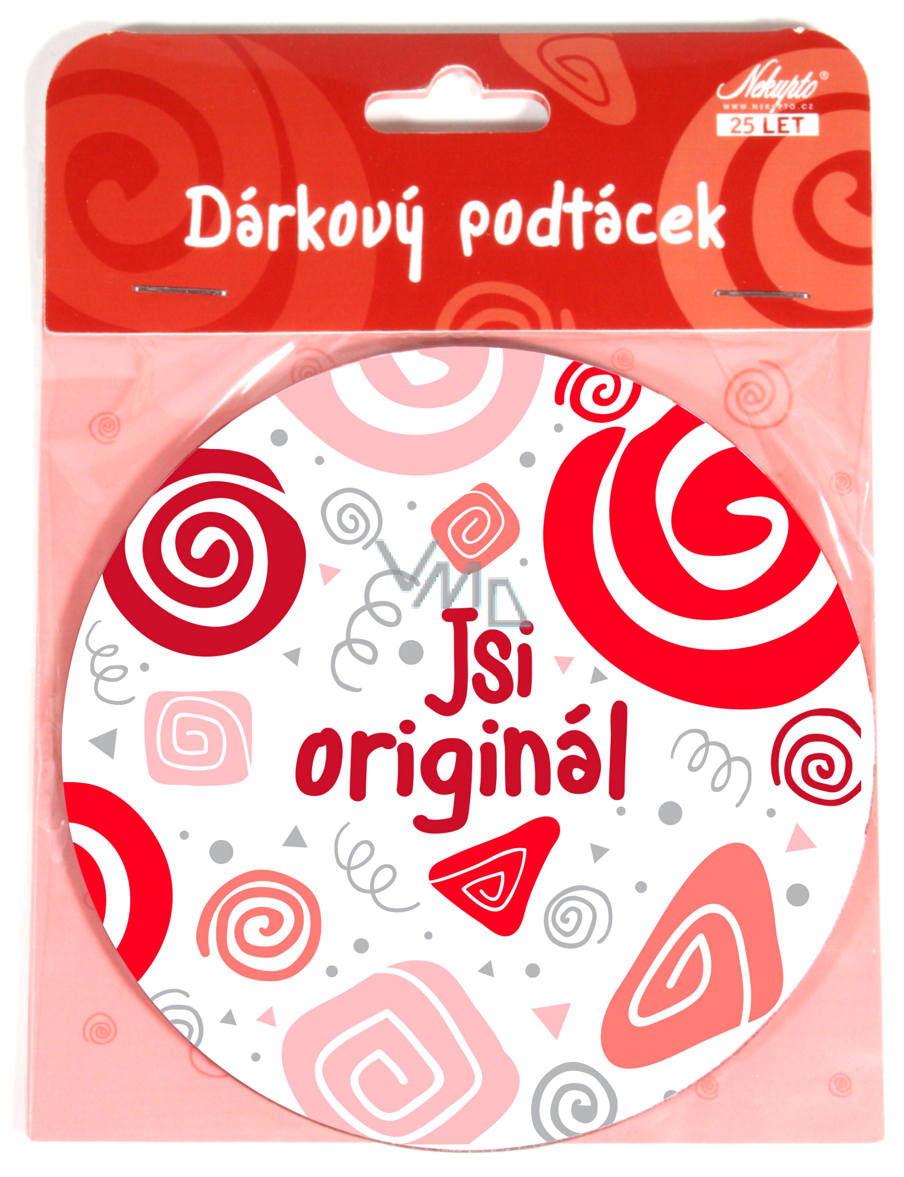 Nekupto Twister Podtácek červený You are original - VMD parfumerie ...