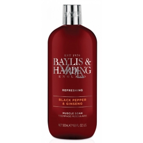 Baylis & Harding Men Black Pepper and Ginseng Bath Foam for Men 500 ml