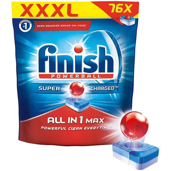 Finish All in 1 Max Regular dishwasher tablets 76 pieces