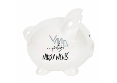 Albi Money box piggy bank big pearl You never know 13 cm