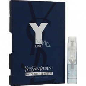 Yves Saint Laurent Y Live Intense eau de toilette for men 1.2 ml with spray, vial