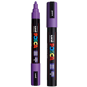 Posca Universal acrylic marker 1,8 - 2,5 mm Purple PC-5M
