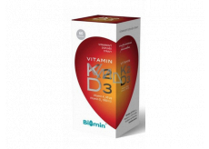 Biomin Vitamin K2 + Vitamin D3 nutritional supplement with 60 pieces of vitamins