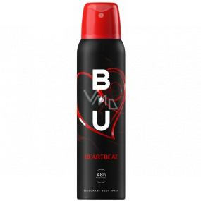 BU Heartbeat deodorant spray for women 150 ml