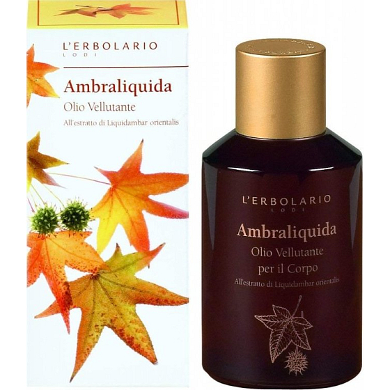 L'Erbolario Ambraliquida Smoothing Body Oil 125 ml
