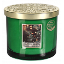 Heart & Home Christmas Tree Scent Soy scented candle ellipse 2 wicks burns up to 40 hours 230 g