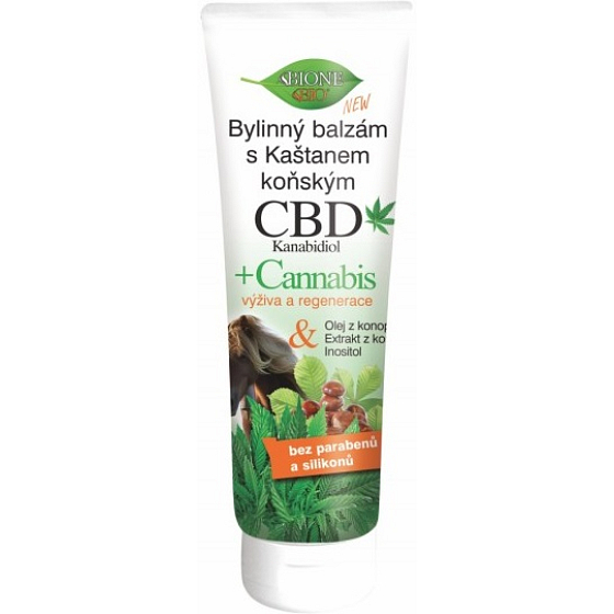 Bione Cosmetics CBD Cannabidiol Herbal Balm with Horse Chestnut 300 ml