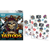 EP Line Savvi Tattos Pirate tetovací obtisky 50 kusů, doporučený věk 4+