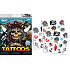 EP Line Savvi Tattos Pirate tattoo decals 50 pieces, recommended age 4+