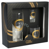 Albi Male Affair Amazing Man Alcohol Glasses Set 3 pieces