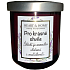 Heart & Home Sweet cherry soy scented candle with inscription For beautiful moments 110 g