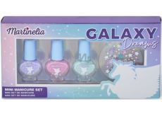 Martinelia Galaxy Dreams nail polish 3 x 3 ml + nail stickers, cosmetic set for children