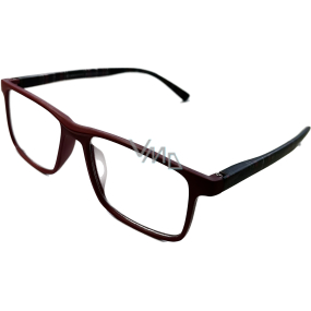 Berkeley Reading Dioptric Glasses +1.0 plastic red, black checkered 1 piece MC2250
