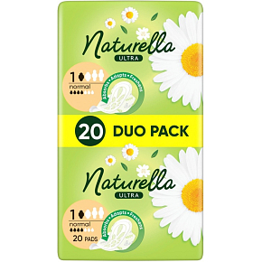 Naturella Ultra Normal Duo Pack sanitary pads with wings, 20 pcs Naturella Ultra Normal Duo Pack sanitary pads with wings, 20 pcs