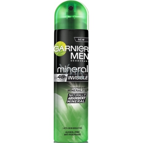 Garnier Men Mineral Invisible deodorant spray for men 150 ml