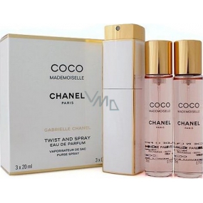 Chanel Coco Mademoiselle perfumed water set for women 3 x 20 ml