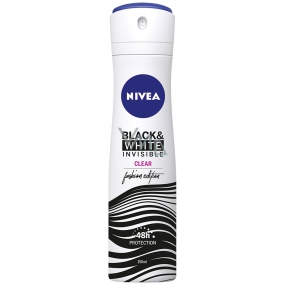 Zakenman Aja overhandigen Nivea Invisible Black & White Clear 150 ml antiperspirant deodorant spray  for women - VMD parfumerie - drogerie