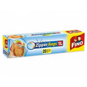 Fino Zipper Bags zipper bags 1 liter, 20 pieces