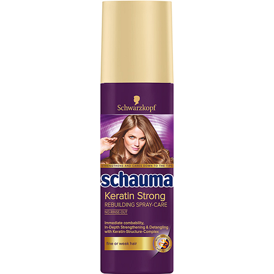 Schauma Keratin Strong non-rinsing care for fine or weak hair 200 ml