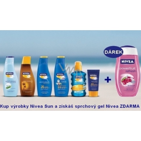 DÁREK Nivea Power Fruit Refresh 250 ml krémový sprchový gel