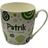 Nekupto Twister mug named Patrik green 0.4 liter