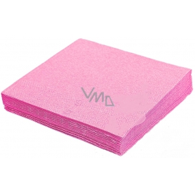 Gastro Paper napkins 2 ply 33 x 33 cm 50 pieces colored pink
