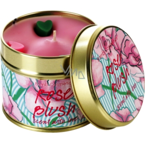 Bomb Cosmetics Rose - Rose blush Scented natural, handmade candle in a tin can burns up to 35 hours