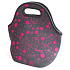 Albi Original Thermo snack bag Pink flowers, Preserved food longer warm / cold, 30 × 27 × 18 cm