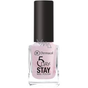 Dermacol 5 Day Stay Long-lasting nail polish 02 Sugar Sweet 11 ml